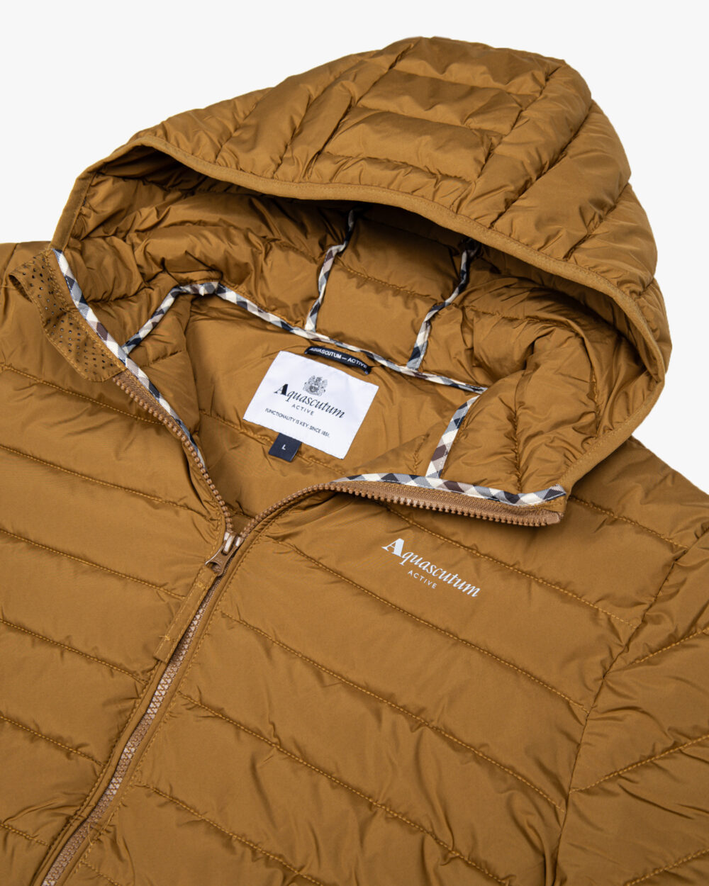 Piumino Aquascutum Active HOODED 100gsm Bronzo - Foto 2