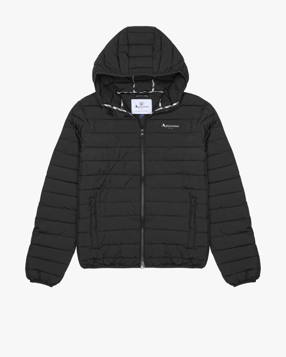 Piumino Aquascutum Active HOODED 100gsm Nero - Foto 1