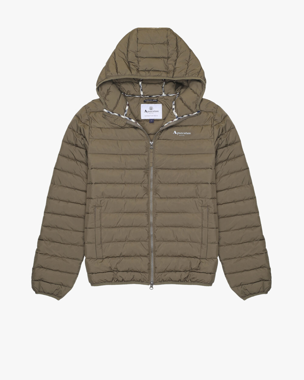 Piumino Aquascutum Active HOODED 100gsm Verde Oliva - Foto 1