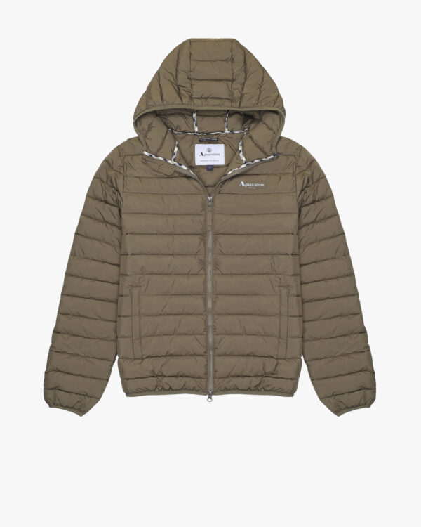 Piumino Aquascutum Active HOODED 100gsm Verde Oliva - Foto 1