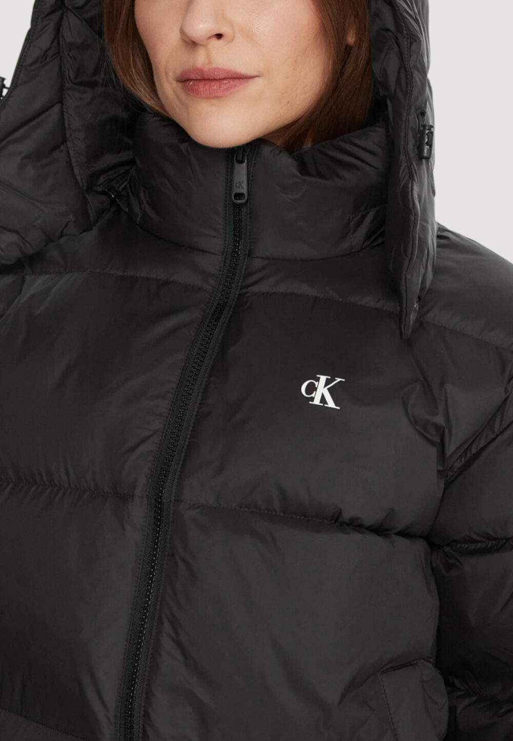 Piumino Calvin Klein Jeans ESSENTIAL MIDWEIGHT Nero - Foto 4