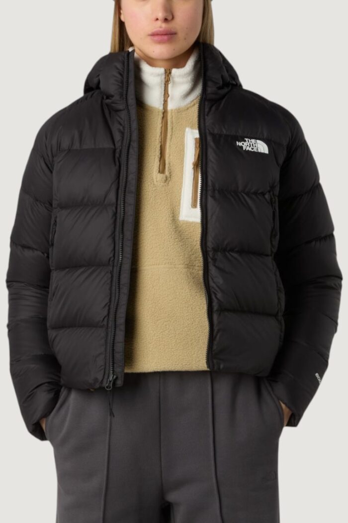 Piumino The North Face W HYALITE DOWN HOODIE Nero