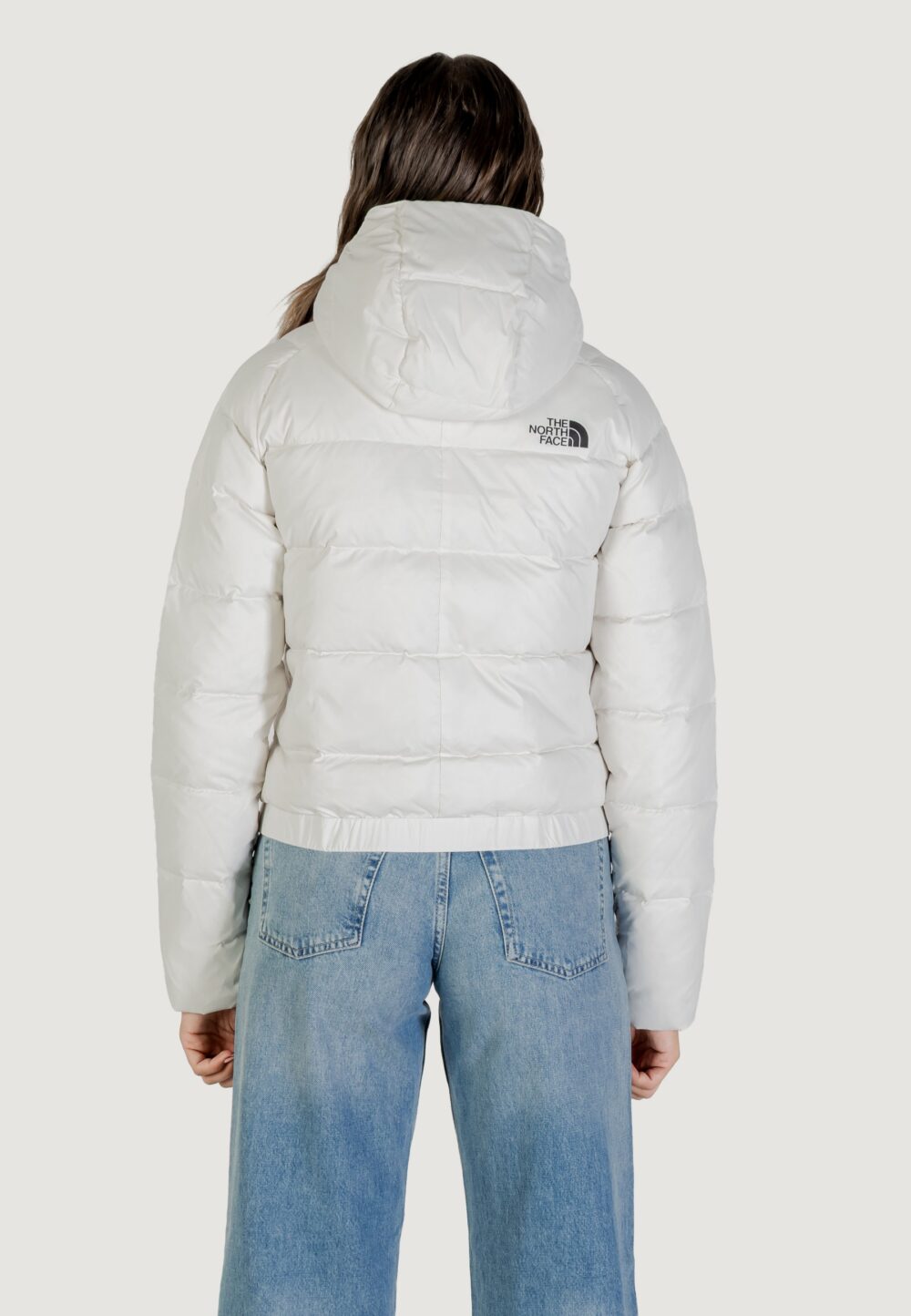 Piumino THE NORTH FACE W HYALITE DOWN HOODIE Panna - Foto 4