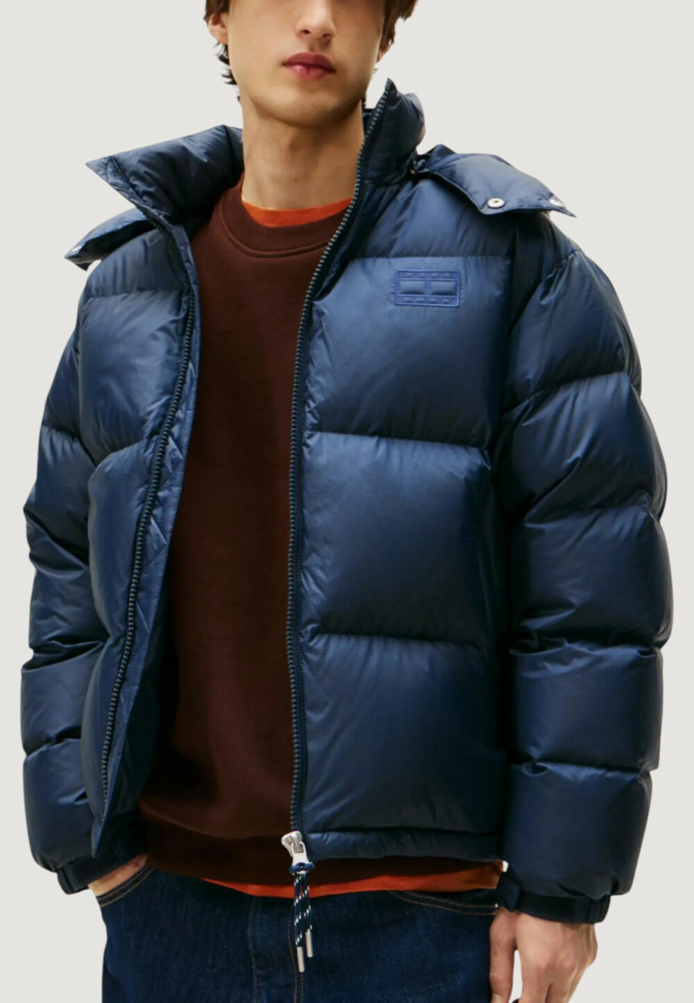 Piumino Tommy Hilfiger Jeans TJM ALASKA DOWN PUFF Blue scuro - Foto 1