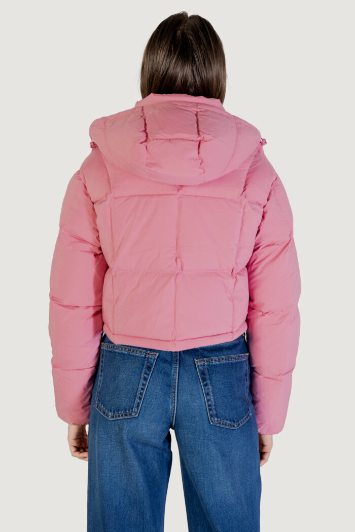 Piumino Tommy Hilfiger TJW ALASKA GRID CRP Rosa – DW0DW21624