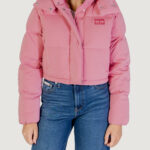 Piumino Tommy Hilfiger Jeans TJW ALASKA GRID CRP Rosa - Foto 5