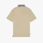 Polo manica corta Aquascutum Active CLUB CHECK COLLAR POLO Beige - Foto 2