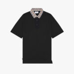 Polo manica corta Aquascutum Active CLUB CHECK COLLAR POLO Nero - Foto 1