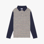 Polo manica lunga Aquascutum Active ICONIC FRONT POLO L/S Blu - Foto 1