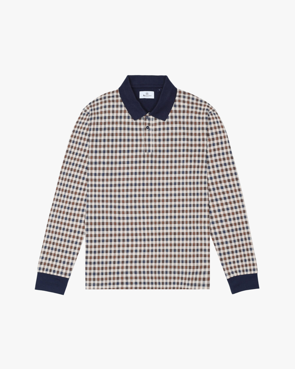 Polo manica lunga Aquascutum Active ICONIC POLO L/S Blu - Foto 1