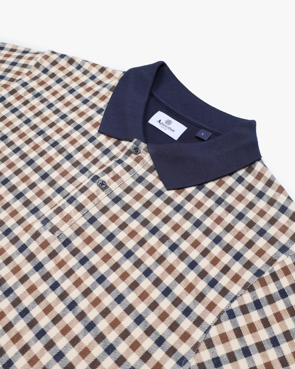Polo manica lunga Aquascutum Active ICONIC POLO L/S Blu - Foto 2
