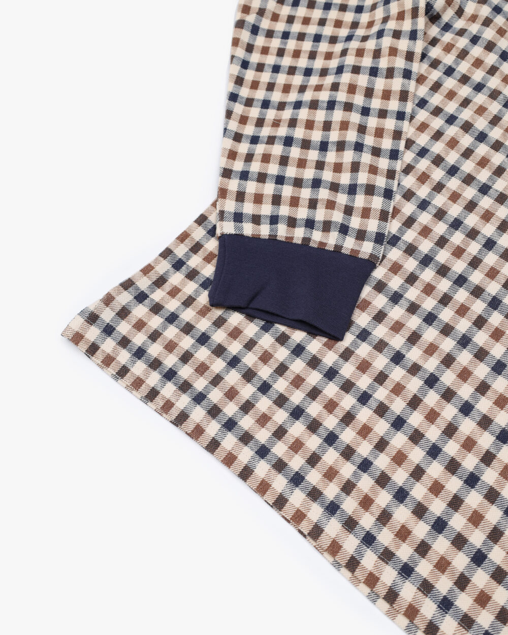 Polo manica lunga Aquascutum Active ICONIC POLO L/S Blu - Foto 3