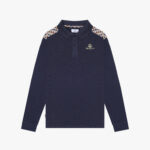 Polo manica lunga Aquascutum Active STRIPES PIQUET POLO L/S Blu - Foto 1