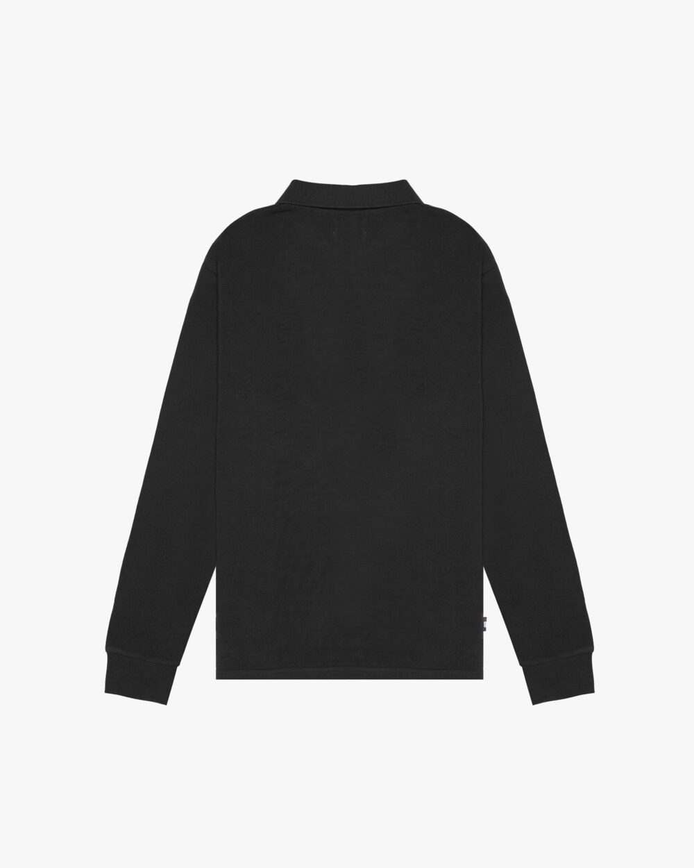 Polo manica lunga Aquascutum Active STRIPES PIQUET POLO L/S Nero - Foto 3