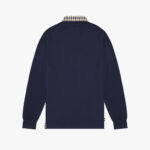 Polo manica lunga Aquascutum Active CLUB CHECK COLLAR POLO L/S Blu - Foto 2