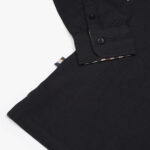 Polo manica lunga Aquascutum Active CLUB CHECK COLLAR POLO L/S Nero - Foto 4