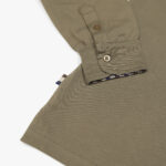 Polo manica lunga Aquascutum Active CLUB CHECK COLLAR POLO L/S Verde Oliva - Foto 4