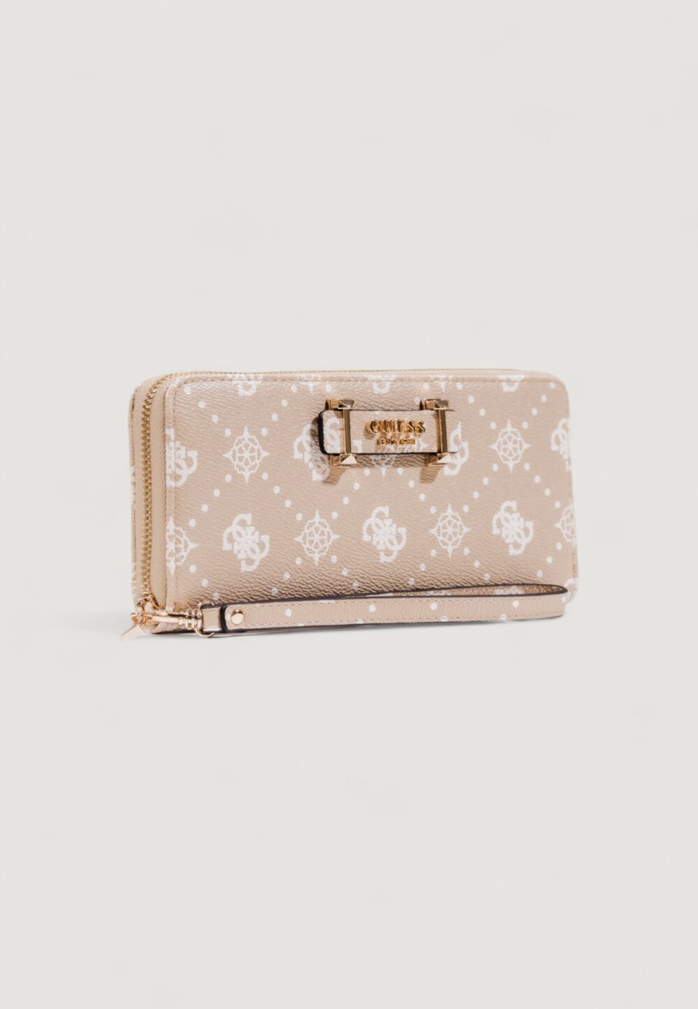Portafoglio grande Guess SILIA SLG LARGE ZIP AROUND Beige - Foto 2