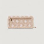 Portafoglio grande Guess SILIA SLG LARGE ZIP AROUND Beige - Foto 4