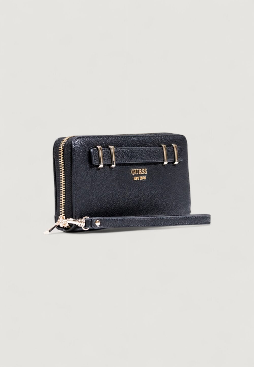 Portafoglio grande Guess GREGORIA SLG LARGE ZIP AROUND Nero - Foto 3