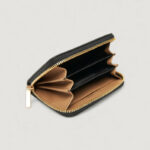 Portafoglio medio Calvin Klein FOIL LOGO MEDIUM ZIP AROUND Nero - Foto 3