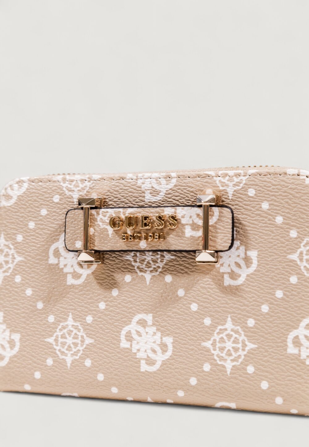 Portafoglio medio Guess SILIA SLG MEDIUM ZIP AROUND Beige - Foto 5