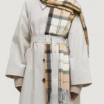 Sciarpa Barbour STANWAY TARTAN WRAP Beige - Foto 5