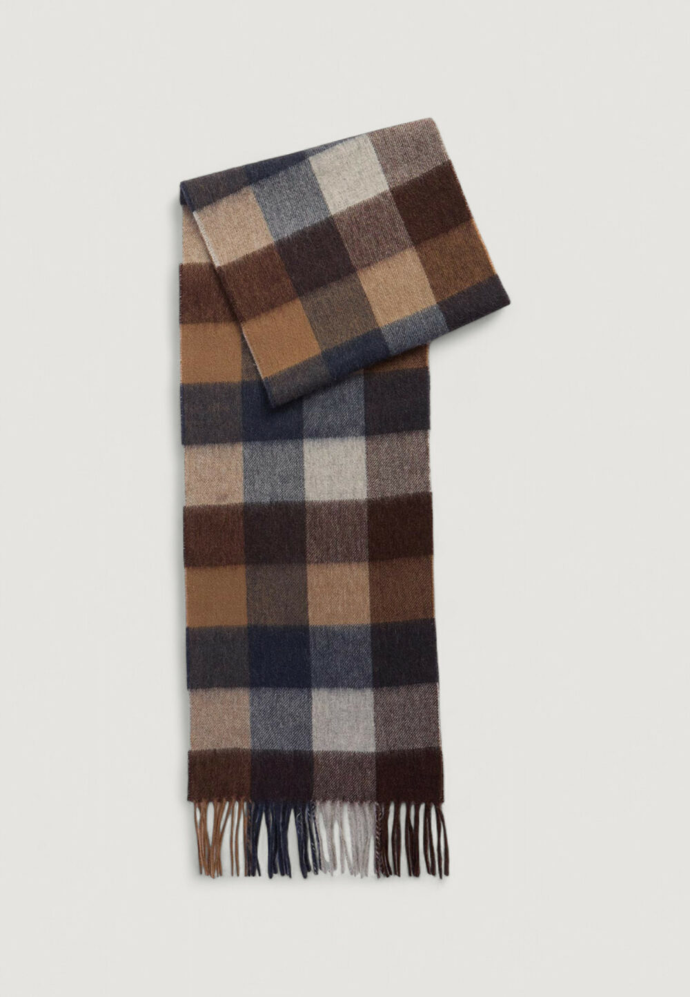 Sciarpa Barbour LARGE TATTERSALL SCARF Blue scuro - Foto 1