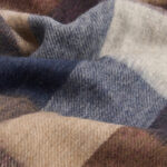 Sciarpa Barbour LARGE TATTERSALL SCARF Blue scuro - Foto 4