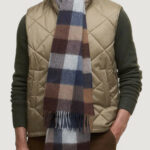 Sciarpa Barbour LARGE TATTERSALL SCARF Blue scuro - Foto 5