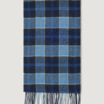 Sciarpa Barbour TARTAN LAMBSWOOL SCARF Blue scuro - Foto 3
