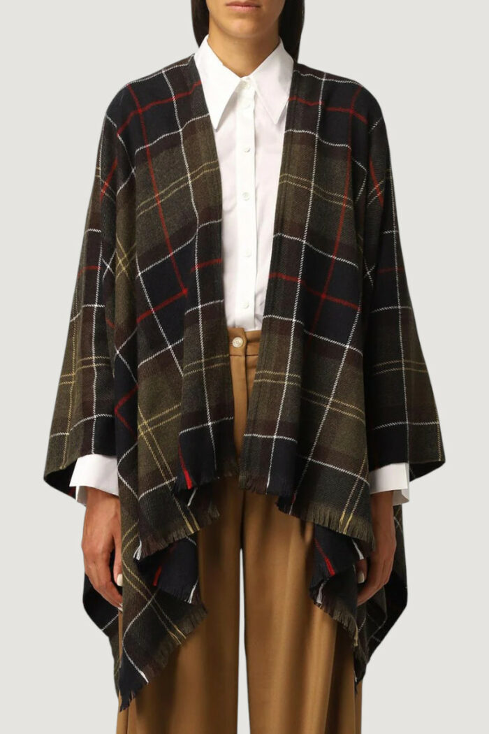 Mantella Barbour STAFFIN TARTAN SERAPE Verde Scuro – LSC0184