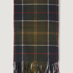 Sciarpa Barbour STANWAY TARTAN WRAP Verde Scuro - Foto 1