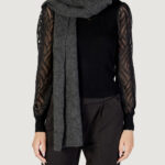 Sciarpa Only ONLAURORA STRUCTURED KNIT SCARF CC Antracite - Foto 1