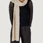 Sciarpa Only ONLAURORA STRUCTURED KNIT SCARF CC Beige - Foto 1