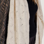 Sciarpa Only ONLAURORA STRUCTURED KNIT SCARF CC Beige - Foto 3