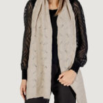 Sciarpa Only ONLAURORA STRUCTURED KNIT SCARF CC Beige - Foto 4