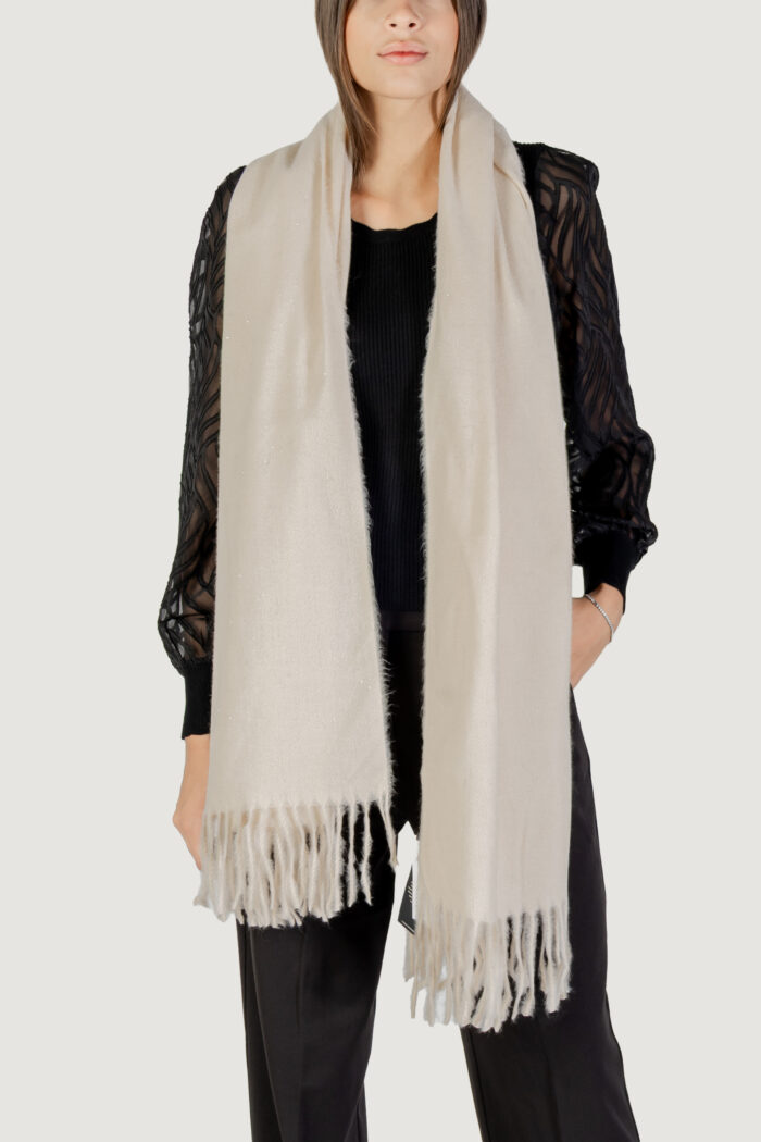 Sciarpa Only ONLLAURA GLITTER SCARF CC Beige chiaro