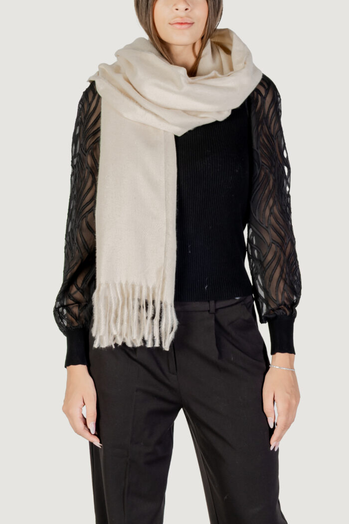 Sciarpa Only ONLLAURA GLITTER SCARF CC Beige chiaro