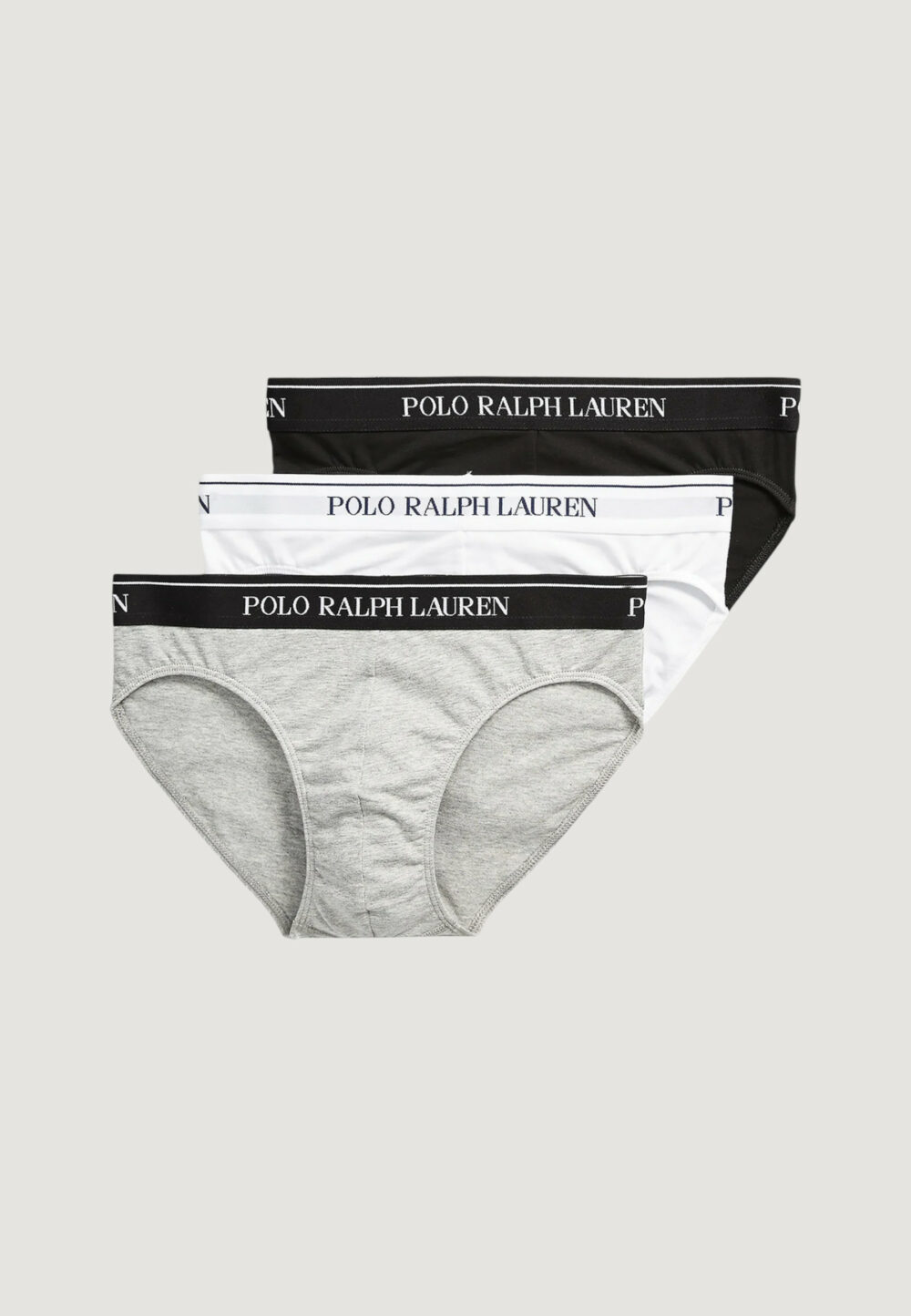 Slip Ralph Lauren LOW RISE BRF-3 PACK-BRIEF Grigio Chiaro - Foto 1