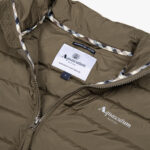Giubbotto Aquascutum Active MOCK NECK 100gsm Verde Oliva - Foto 3