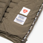 Giubbotto Aquascutum Active MOCK NECK 100gsm Verde Oliva - Foto 4