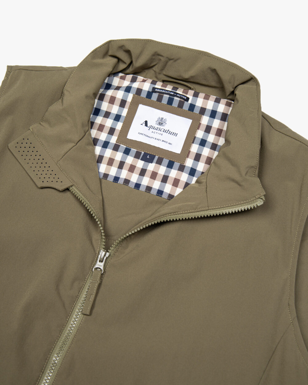 Smanicato Aquascutum Active SP VEST Verde Oliva - Foto 4