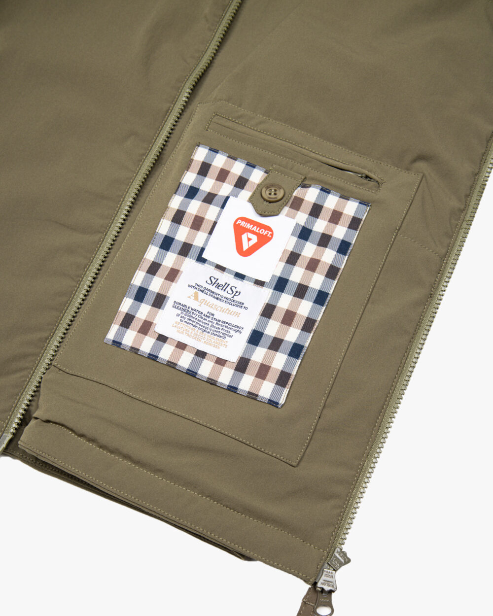 Smanicato Aquascutum Active SP VEST Verde Oliva - Foto 5