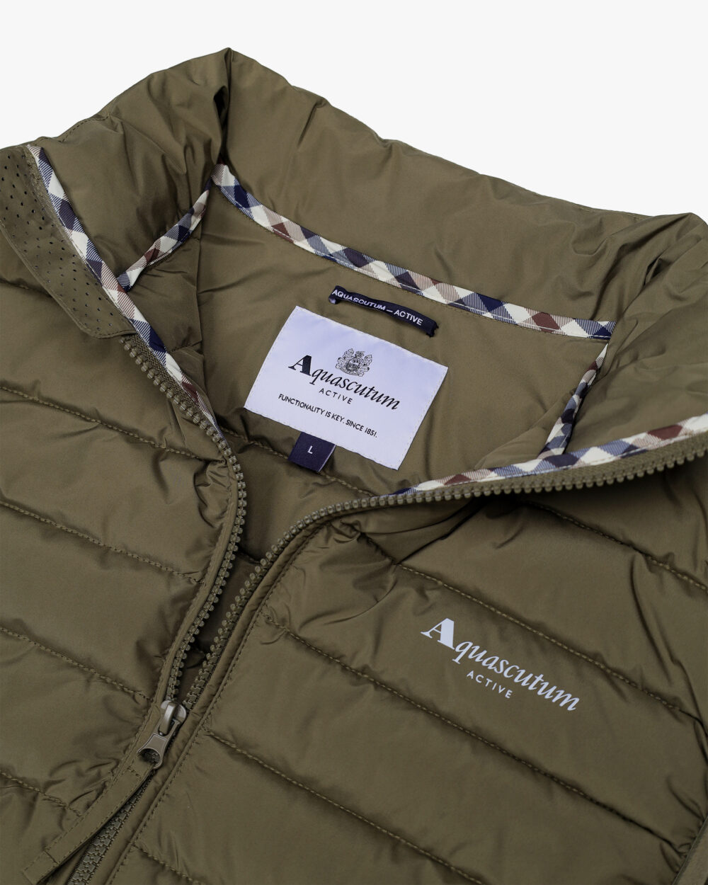 Smanicato Aquascutum Active VEST 100gsm Verde Oliva - Foto 4