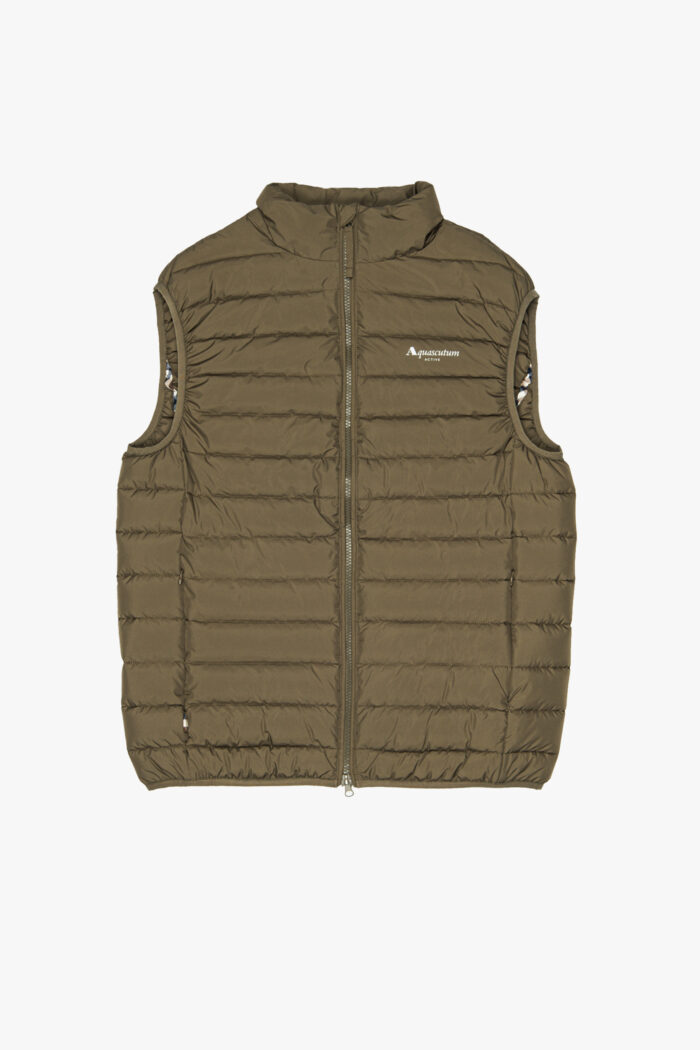 Smanicato Aquascutum Active VEST 100gsm Verde Oliva