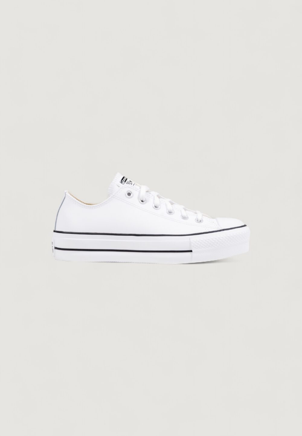 Sneakers Converse Chuck Taylor All Star Platform Clean Leather Bianco - Foto 1