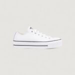 Sneakers Converse Chuck Taylor All Star Platform Clean Leather Bianco - Foto 1