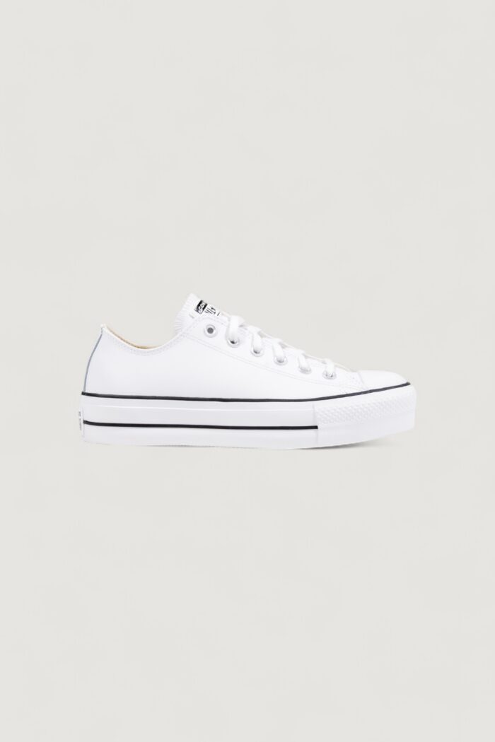 Sneakers Converse Chuck Taylor All Star Platform Clean Leather Bianco