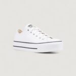 Sneakers Converse Chuck Taylor All Star Platform Clean Leather Bianco - Foto 2
